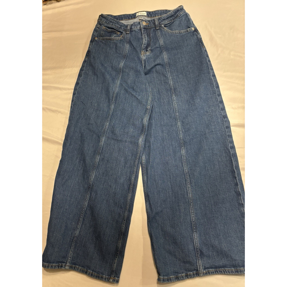 The Drop Ultra Wide leg- High Waist Women's size 29 Jeans - Picture 2 of 8